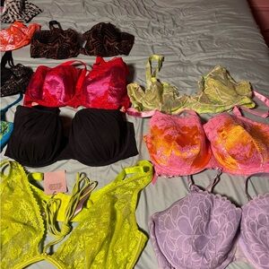 Savage X Fenty Neon and Pastel Bra Collection